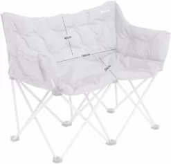 Outwell Sardis Lake Tweepersoons Vouwstoel - Grijs -Bo-Camp Winkel 1069 1900 5709388076731 sardis lake feature photo2