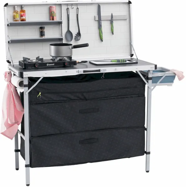 Outwell Magante Campingkeuken - Grijs 4 Outwell Magante Campingkeuken - Grijs - Afbeelding 2