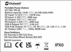 Outwell Akira 600 Power Station Draagbare Lithiumaccu -Bo-Camp Winkel 1069 1900 ce4a61b9 65c9 4b89 83ec e47ef4f1cad0 1280x960