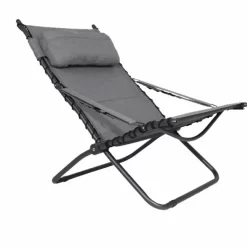 Crespo Tex Comfort AP-262 Loungestoel - Lichtgrijs -Bo-Camp Winkel 1148406 07 1