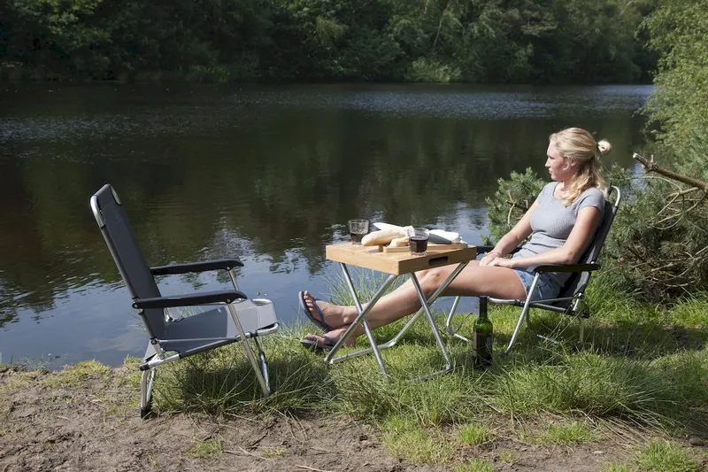 Bo-Camp Copa Rio Beach Klapstoel - Graphite 6 Bo-Camp Copa Rio Beach Klapstoel - Graphite - Afbeelding 4