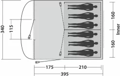 Easy Camp Edendale 600 Tunneltent 6 Persoons - Grijs -Bo-Camp Winkel 1278 1900 88606f57 e3cb 4c30 8898 4536f255e167 1280x960