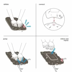 Vaude Pump Pillow Reiskussen - Rood -Bo-Camp Winkel 12826 t