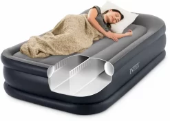 Intex Deluxe Pillow Rest Raised Luchtbed - 1-persoons (99 Cm) -Bo-Camp Winkel 1320 1900 64132 inuse 2020 300