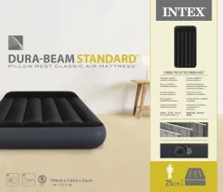Intex Pillow Rest Classic Luchtbed - 1-persoons (99 Cm) - Ingebouwde Pomp 15 Intex Pillow Rest Classic Luchtbed - 1-persoons (99 Cm) - Ingebouwde Pomp -Bo-Camp Winkel 1628 1900 64146nd pkg 2023 300