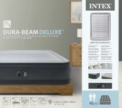 Intex Comfort Plush Hoog Luchtbed - Queensize (152 Cm) -Bo-Camp Winkel 1689 1900 64414nd pkg 2023 300
