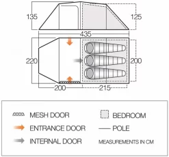 Vango Omega 350 Tunneltent - 3 Persoons - Groen 13 Vango Omega 350 Tunneltent - 3 Persoons - Groen -Bo-Camp Winkel 1900 1783 omega 350 1