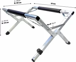 Dometic CF-CBS Koelboxstandaard -Bo-Camp Winkel 1900 1900 cooler stand silver p401