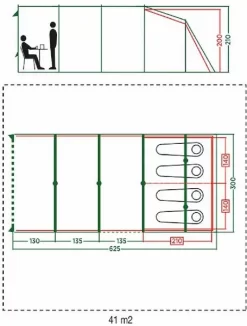 Coleman Meadowood 4L Tunneltent - 4 Persoons -Bo-Camp Winkel 614 1200 meadowood 4l 5 1