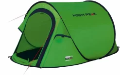 High Peak Vision 2 Pop-up Tent - 2 Persoons - Groen -Bo-Camp Winkel 754 1200 4001690101080