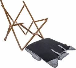 Bo-Camp Urban Outdoor Bloomsbury Vlinderstoel - Grijs - M -Bo-Camp Winkel 900 1006 1200369 9