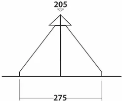 Easy Camp Bolide 400 Tipitent - 4 Personen -Bo-Camp Winkel 900 1090 plattegrond bolide 3