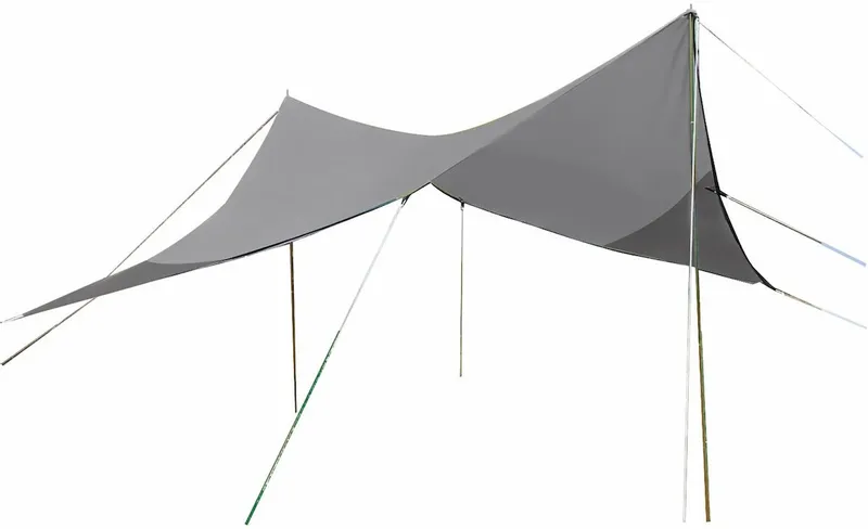 Bo-Camp Travel Tarp - 4-hoekig - 400 X 400 Cm 3 Bo-Camp Travel Tarp - 4-hoekig - 400 X 400 Cm