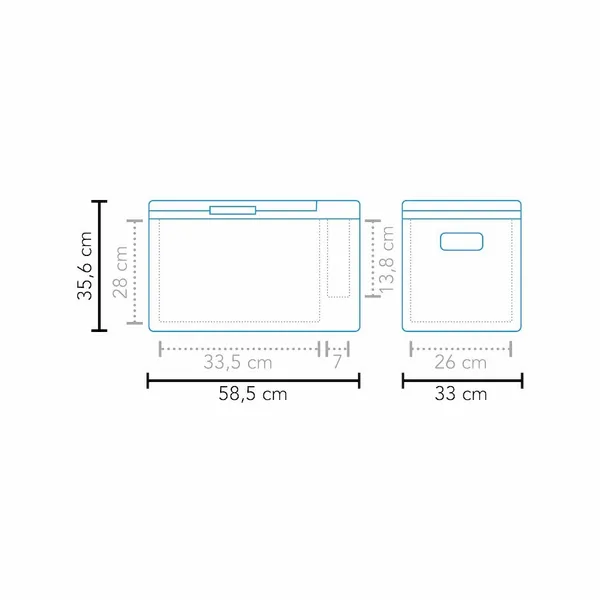 Mestic MCC-25 Compressor Koelbox - 25 Liter 9 Mestic MCC-25 Compressor Koelbox - 25 Liter - Afbeelding 7
