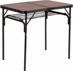 Bo-Camp Industrial Decatur 90 X 60 Campingtafel - Zwart/houtlook