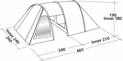 Easy Camp Galaxy 400 Steel Blue Tunneltent - 4 Personen -Bo-Camp Winkel 932 1900 3186c636 4f86 4c19 91d7 021f555dd42a 1280x960