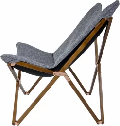 Bo-Camp Urban Outdoor Bloomsbury Vlinderstoel - Grijs - M -Bo-Camp Winkel 942 900 1200369 4