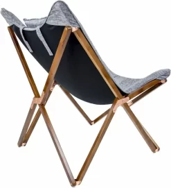 Bo-Camp Urban Outdoor Bloomsbury Vlinderstoel - Grijs - M -Bo-Camp Winkel 988 900 1200369 7
