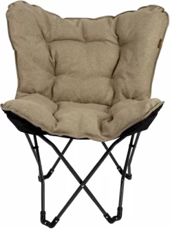 Bo-Camp Urban Outdoor Grainger Vlinderstoel - Beige -Bo-Camp Winkel bo camp grainger vlinderstoel beige 4