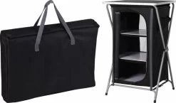 Redcliffs Campingkast - 3 Lagen - Zwart