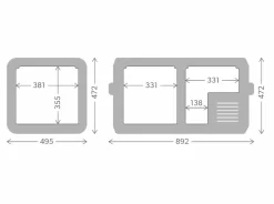 Dometic CFX3 75 Beschermhoes -Bo-Camp Winkel cfx3 75