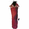 Cocoon Mummymodel Lakenzak - Rood - Zijde/Egyptisch Katoen -Bo-Camp Winkel cocoon lakenzak zijde.ek mummy rood