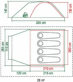 Coleman Kobuk Valley Blackout 4 Plus Koepeltent - 4 Persoons -Bo-Camp Winkel flo 2000030281 01.ai resultaat