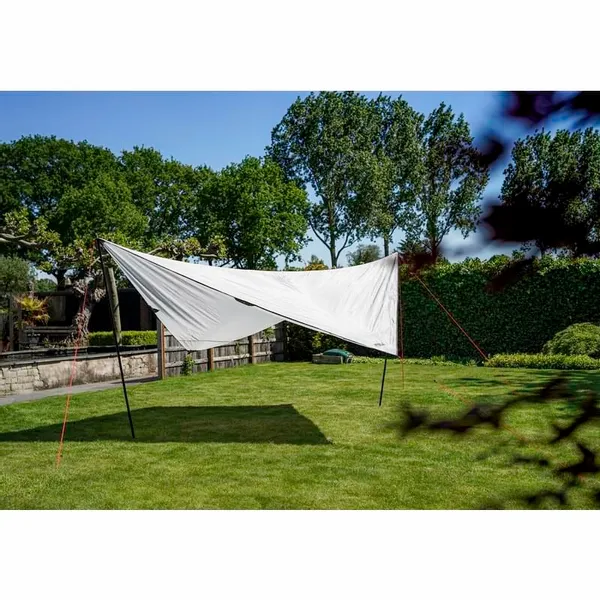 Bo-Camp Travel Tarp - 4-hoekig - 400 X 400 Cm 6 Bo-Camp Travel Tarp - 4-hoekig - 400 X 400 Cm - Afbeelding 4