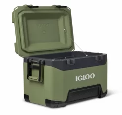 Igloo BMX 52 Passieve Koelbox - 49 Liter - Olijfgroen -Bo-Camp Winkel igloo bmx 52 groen 2