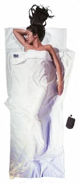 Cocoon Dekenmodel Lakenzak - Naturel - Zijde/Egyptisch Katoen 3 Cocoon Dekenmodel Lakenzak - Naturel - Zijde/Egyptisch Katoen