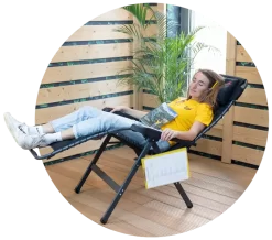 Crespo Air-Deluxe AP-232 Relaxstoel - Zwart -Bo-Camp Winkel toppy s testpanel 4