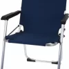 Redcliffs Inklapbare Stoel - Donkerblauw -Bo-Camp Winkel vouwstoel donkerblgrijs